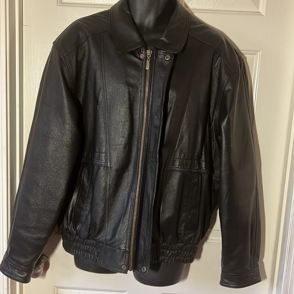 Cellini Men XL Black Leather jacket - Picture 5 of 13